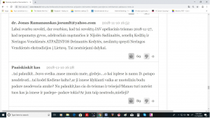 screen shot Venckienes byla